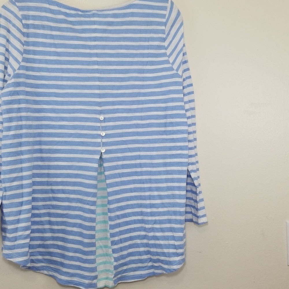 J Jill Back Detail Shirt Petite